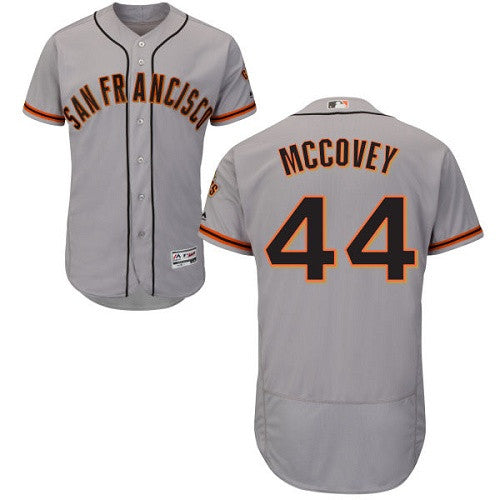 Willie McCovey San Francisco Giants gray jersey
