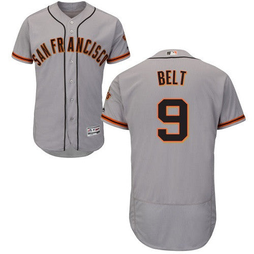 Brandon Belt San Francisco Giants gray jersey
