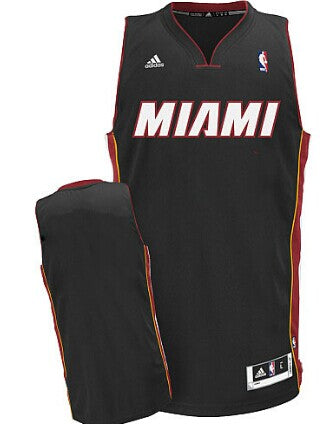Custom Miami Heat black jersey