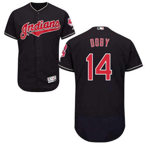 Larry Doby Cleveland Guardians navy jersey