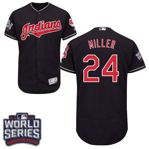 Andrew Miller Cleveland Guardians navy jersey