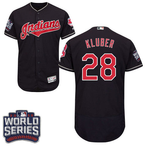 Corey Kluber Cleveland Guardians navy jersey