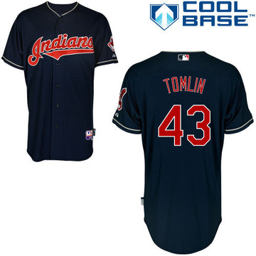 Tomlin Cleveland Guardians blue jersey