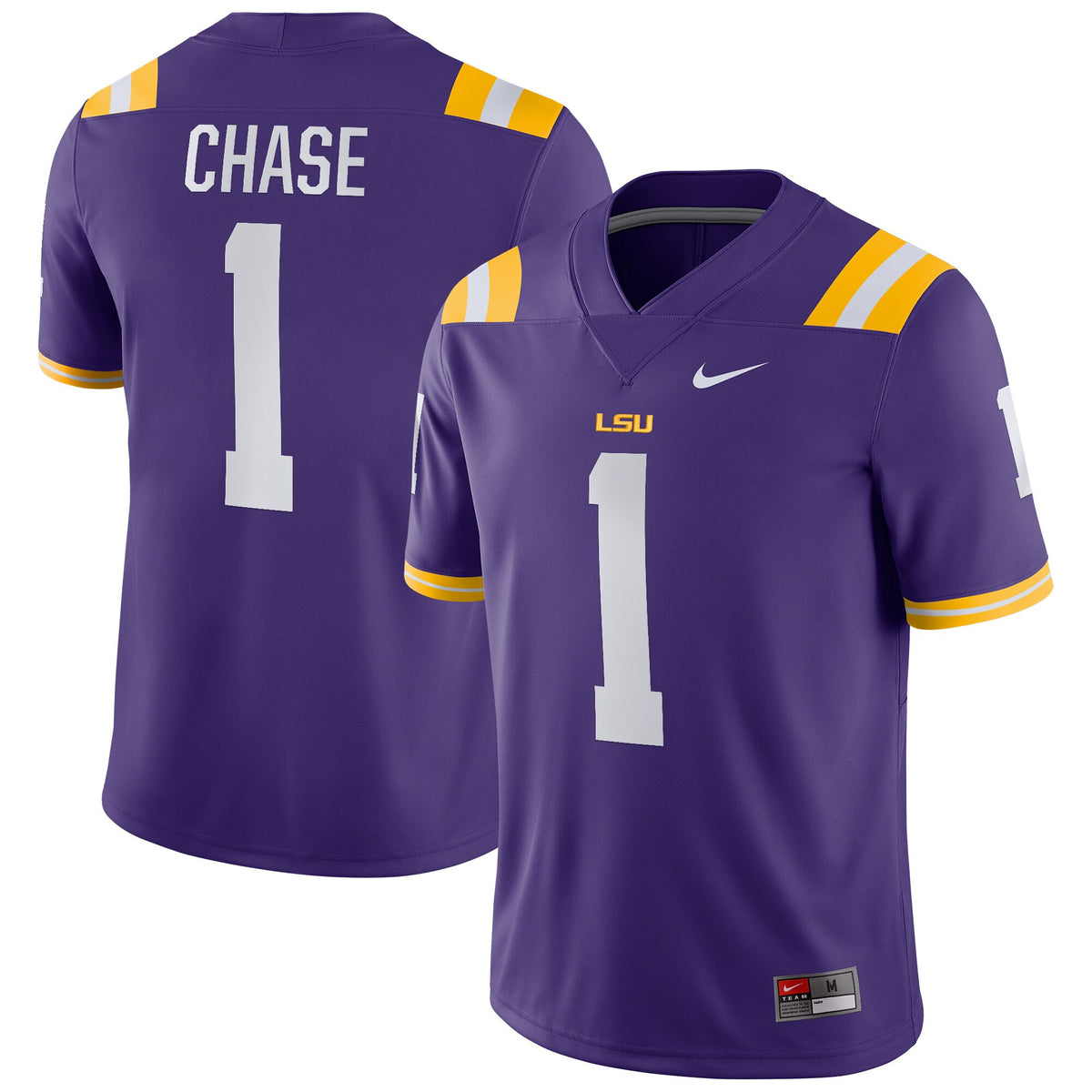 Ja'marr Chase LSU Tigers purple jersey