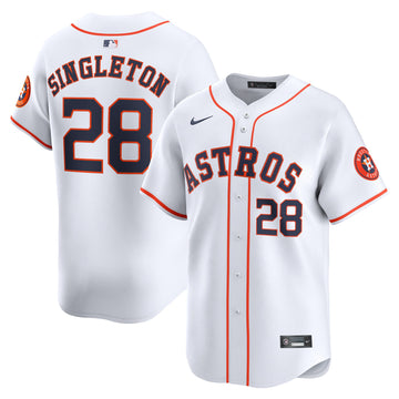 Jon Singleton Houston Astros white Limited jersey