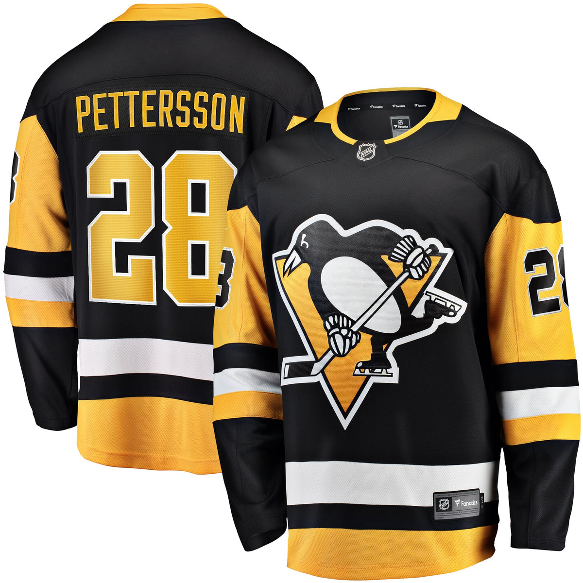 Marcus Pettersson Pittsburgh Penguins black Home jersey