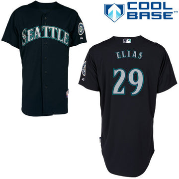 Elias Seattle Mariners navy jersey