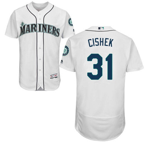 Steve Cishek Seattle Mariners white jersey