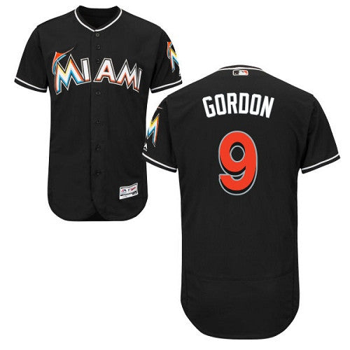 Dee Gordon Miami Marlins black jersey