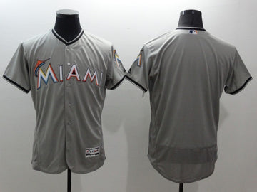 Custom Miami Marlins grey jersey