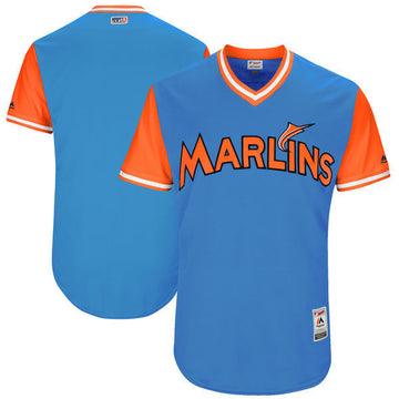 Majestic Miami Marlins royal jersey