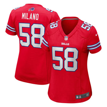 Matt Milano Buffalo Bills red jersey