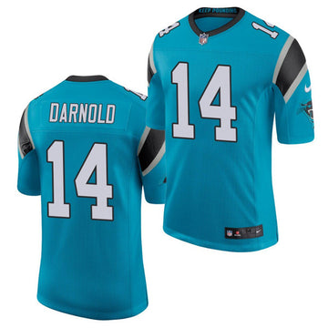 Sam Darnold Carolina Panthers blue jersey