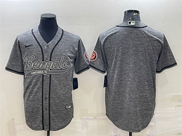 Custom Cincinnati Bengals gray jersey