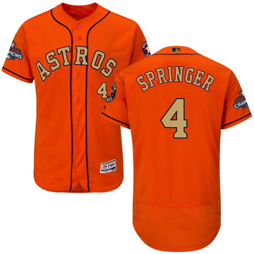 George Springer Houston Astros orange jersey