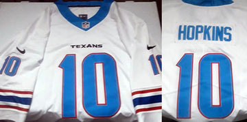 Custom Houston Texans white Limited jersey