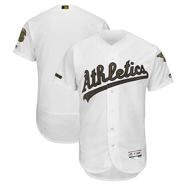 Oakland Athletics white jersey