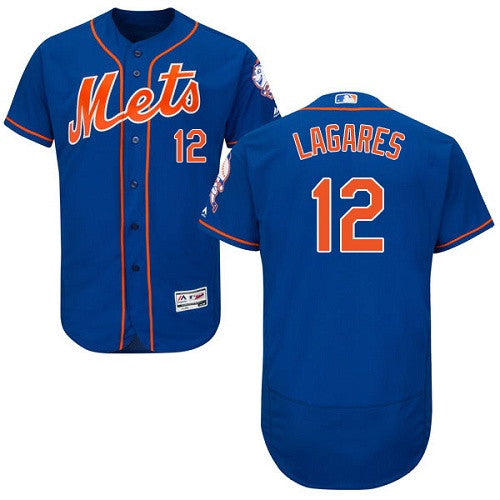 Juan Lagares New York Mets blue jersey