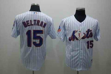 Beltran White New York Mets blue jersey