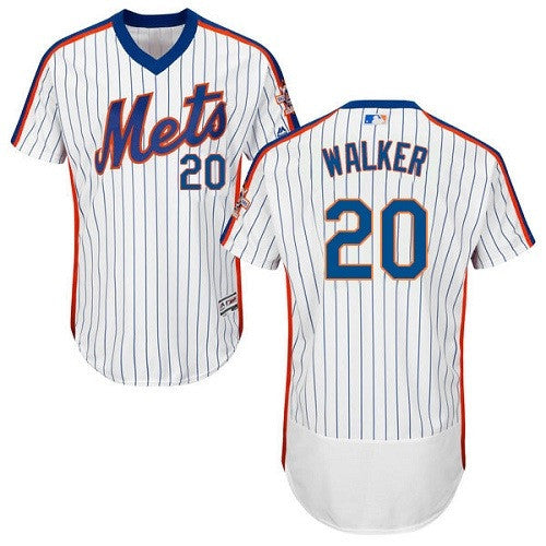 Neil Walker New York Mets white Cooperstown jersey