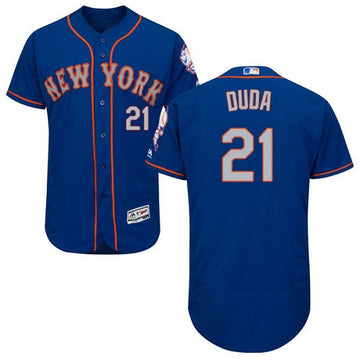 Lucas Duda New York Mets blue Alternate jersey