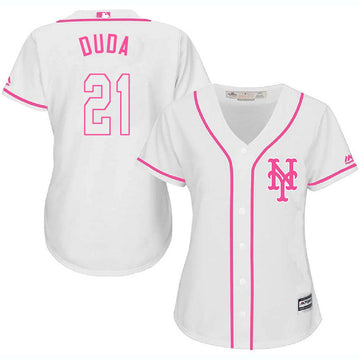 Lucas Duda New York Mets white jersey