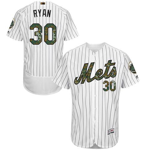 Nolan Ryan New York Mets white Authentic jersey