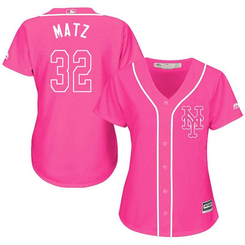 Steven Matz New York Mets pink jersey