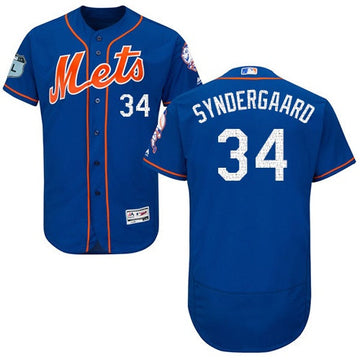 Noah Syndergaard New York Mets royal jersey