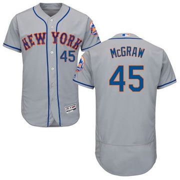 Tug McGraw New York Mets grey Authentic jersey