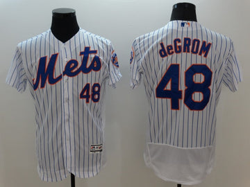 Jacob deGrom New York Mets white jersey