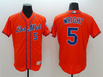 David Wright New York Mets orange jersey