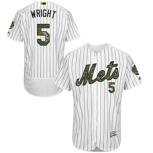 David Wright New York Mets white Authentic jersey