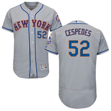 Yoenis Cespedes New York Mets gray jersey