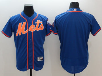Custom New York Mets blue jersey