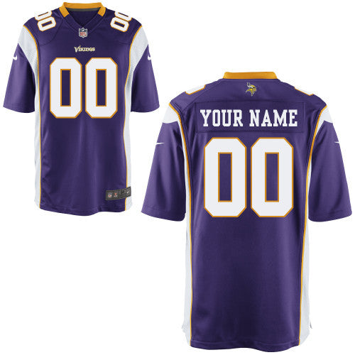 Custom Minnesota Vikings Game jersey