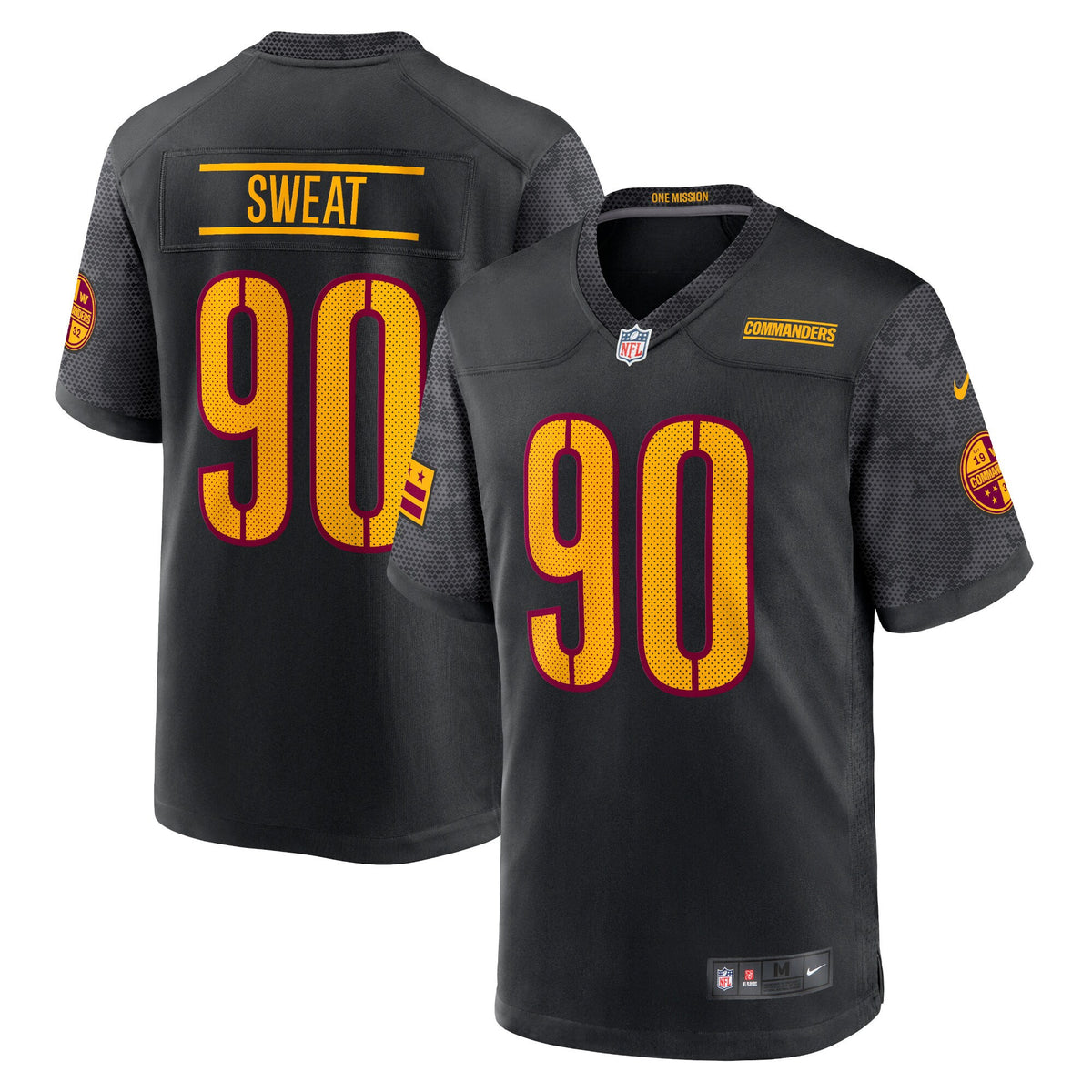 Montez Sweat Washington Commanders black jersey