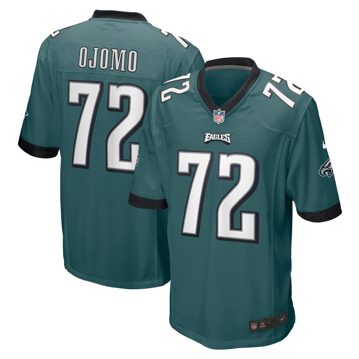 Moro Ojomo Philadelphia Eagles green jersey