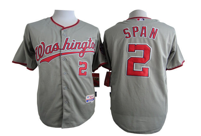 Span Washington Nationals grey jersey