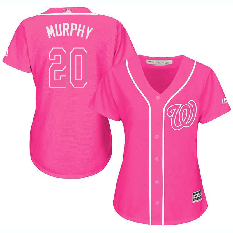 Daniel Murphy Washington Nationals pink jersey