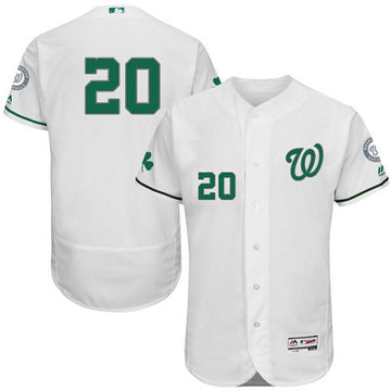 Daniel Murphy Washington Nationals white jersey