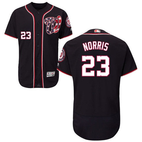 Derek Norris Washington Nationals navy jersey