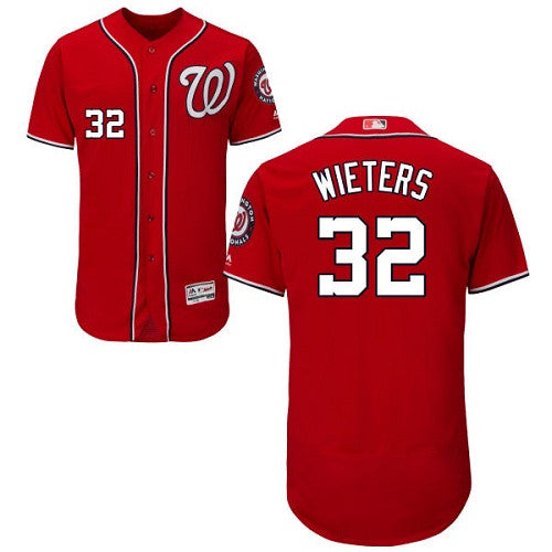 Matt Wieters Washington Nationals red jersey