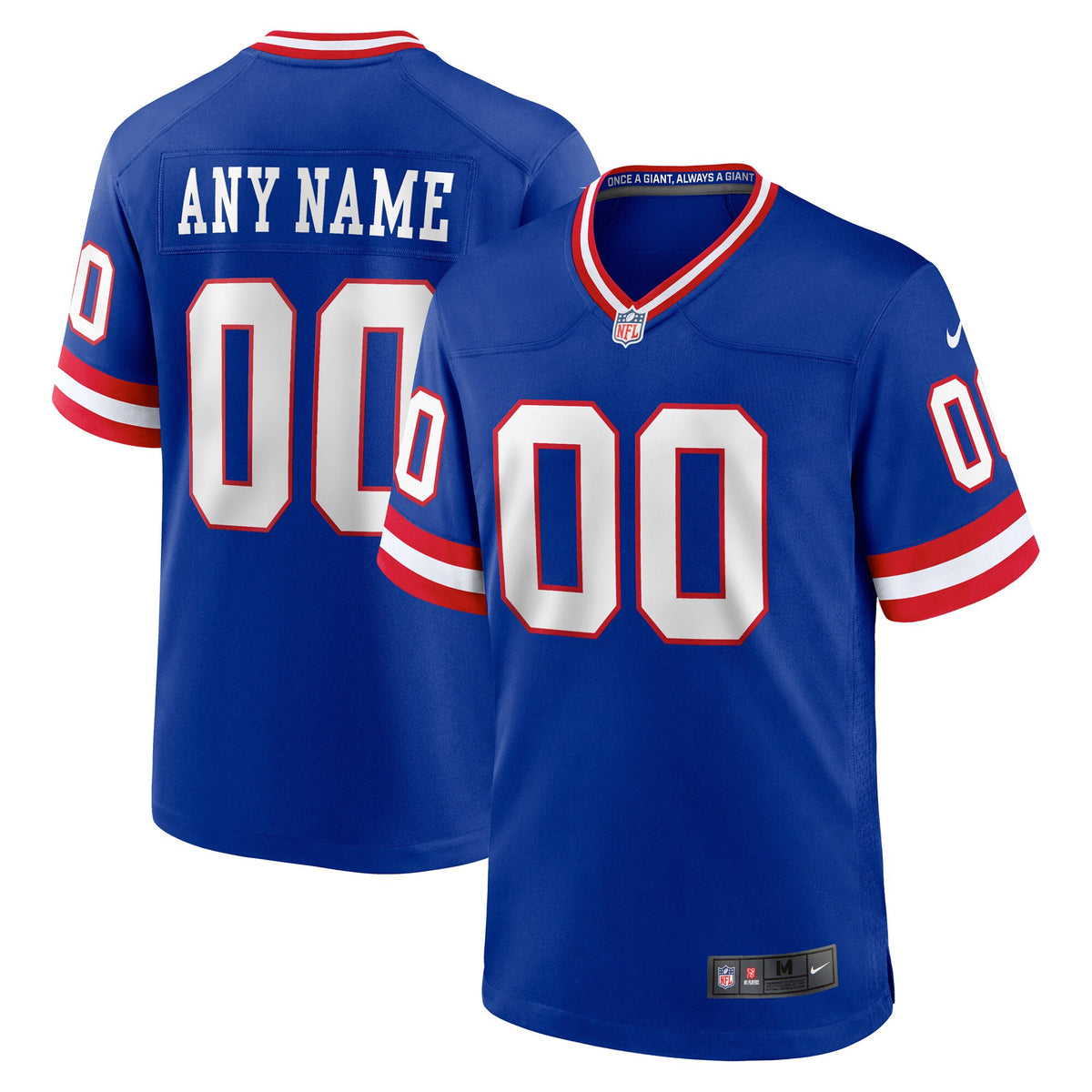 New York Giants royal Classic jersey
