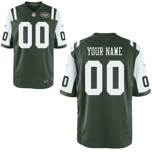 Custom New York Jets green Game jersey