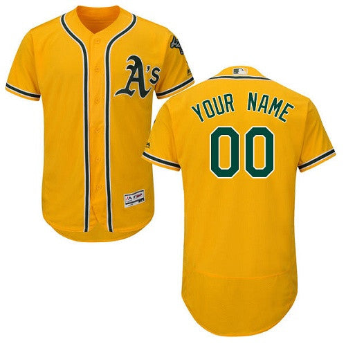 Oakland Athletics yellow jersey