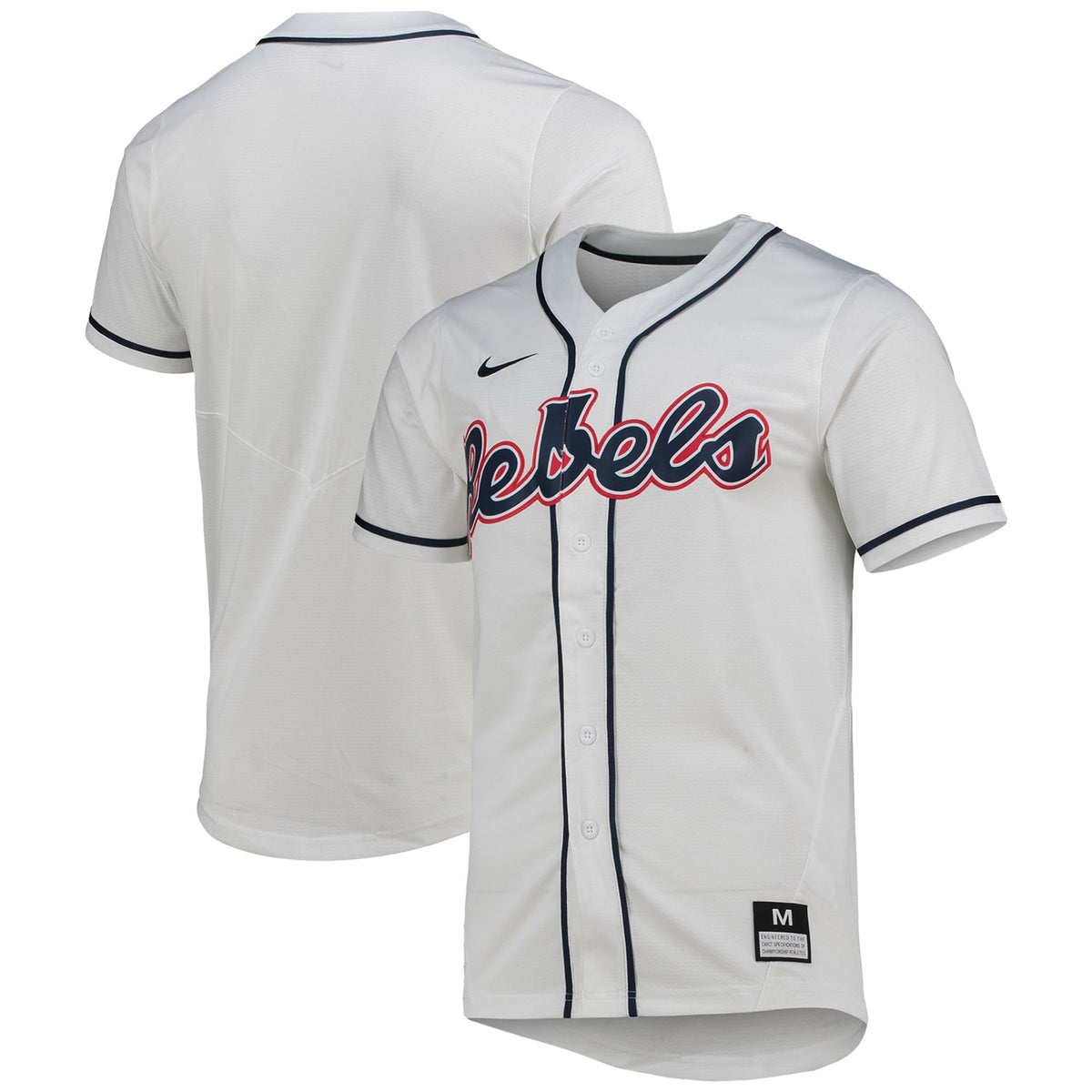 Ole Miss Rebels white jersey