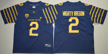 Mighty Oregon Oregon Ducks navy Game jersey