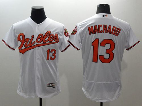 Manny Machado Baltimore Orioles white Authentic jersey