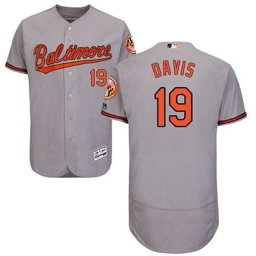 Chris Davis Baltimore Orioles gray jersey